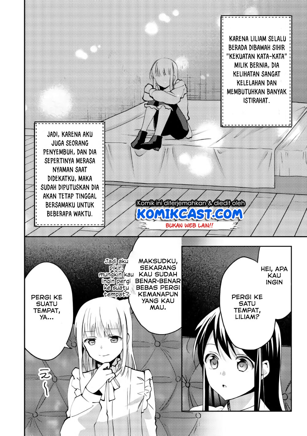 Isekai de “Kuro no Iyashi Te” tte Yobareteimasu Chapter 40 Bahasa Indonesia